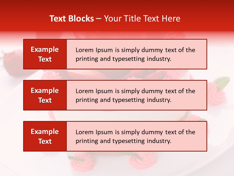 Natural Pastry Cream PowerPoint Template