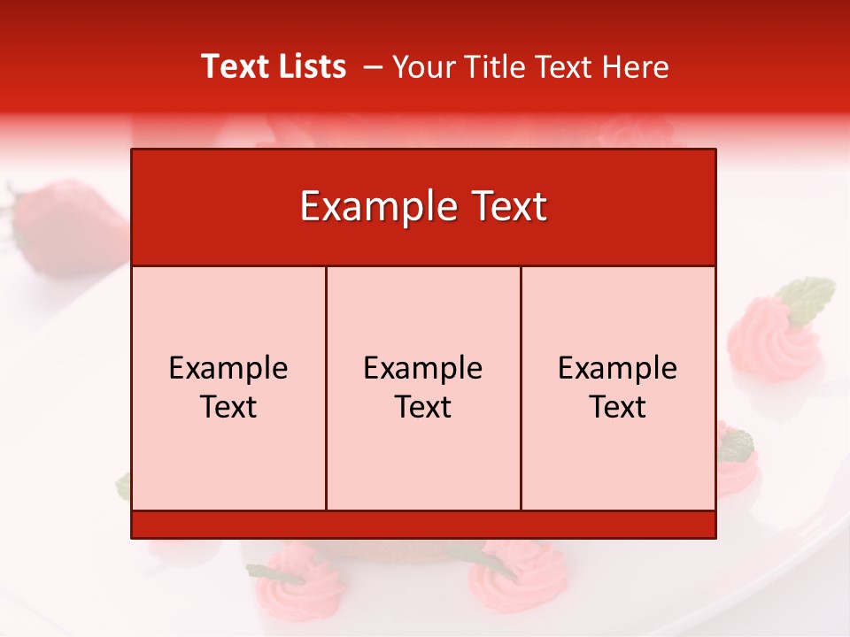 Natural Pastry Cream PowerPoint Template