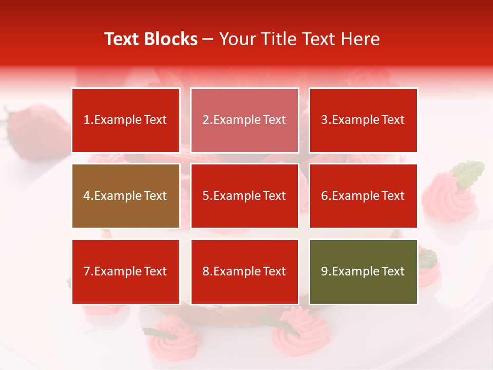 Natural Pastry Cream PowerPoint Template