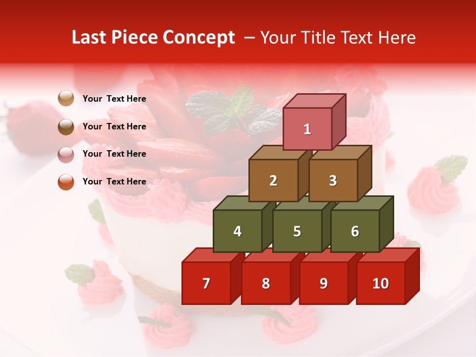 Natural Pastry Cream PowerPoint Template