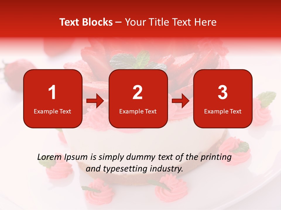 Natural Pastry Cream PowerPoint Template