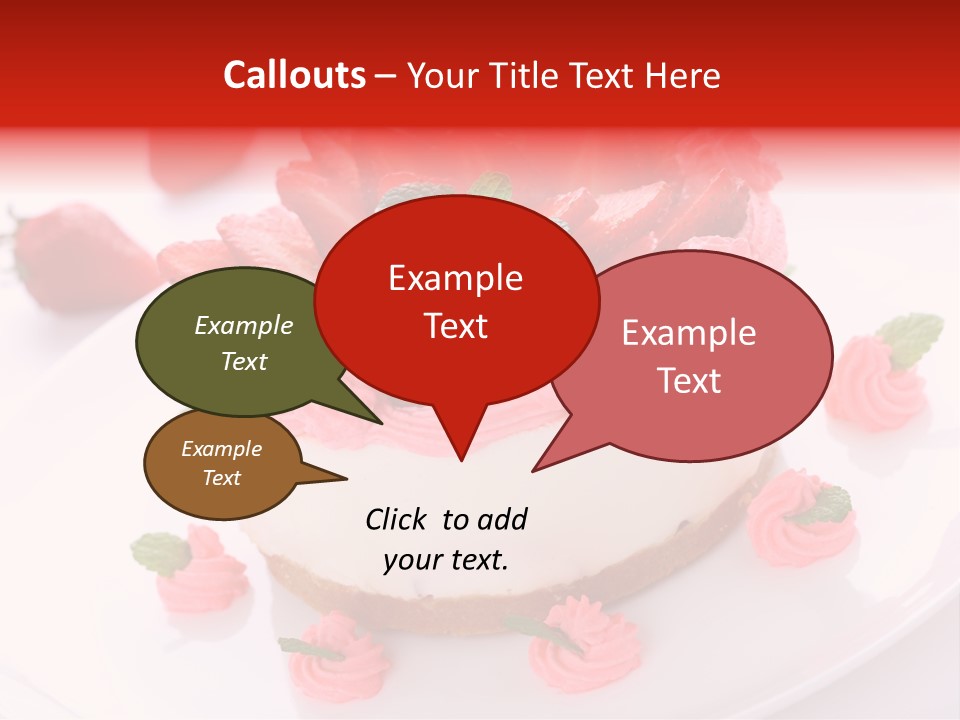 Natural Pastry Cream PowerPoint Template