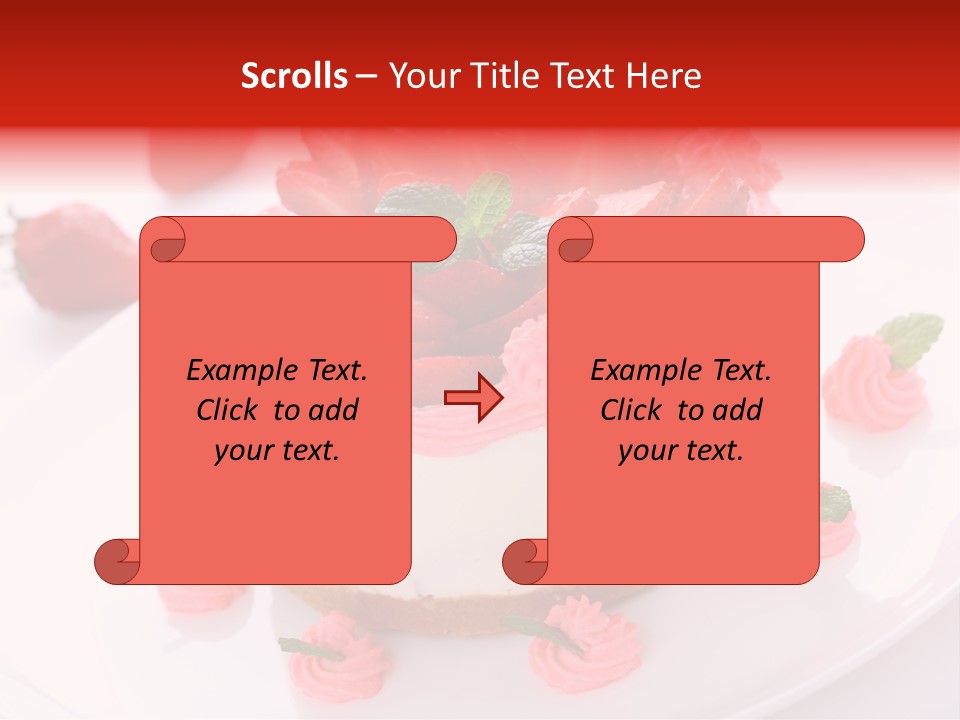 Natural Pastry Cream PowerPoint Template