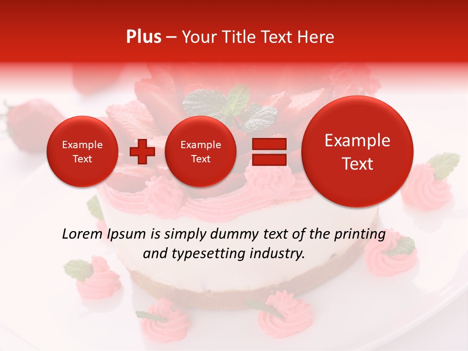 Natural Pastry Cream PowerPoint Template