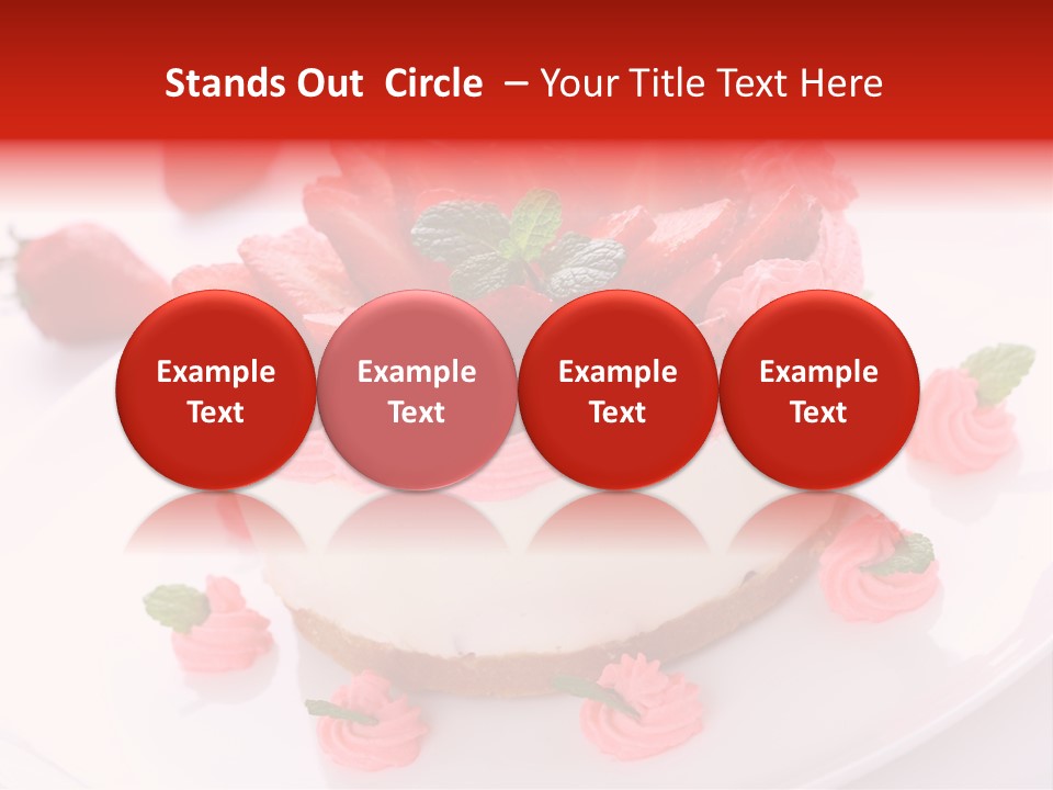 Natural Pastry Cream PowerPoint Template
