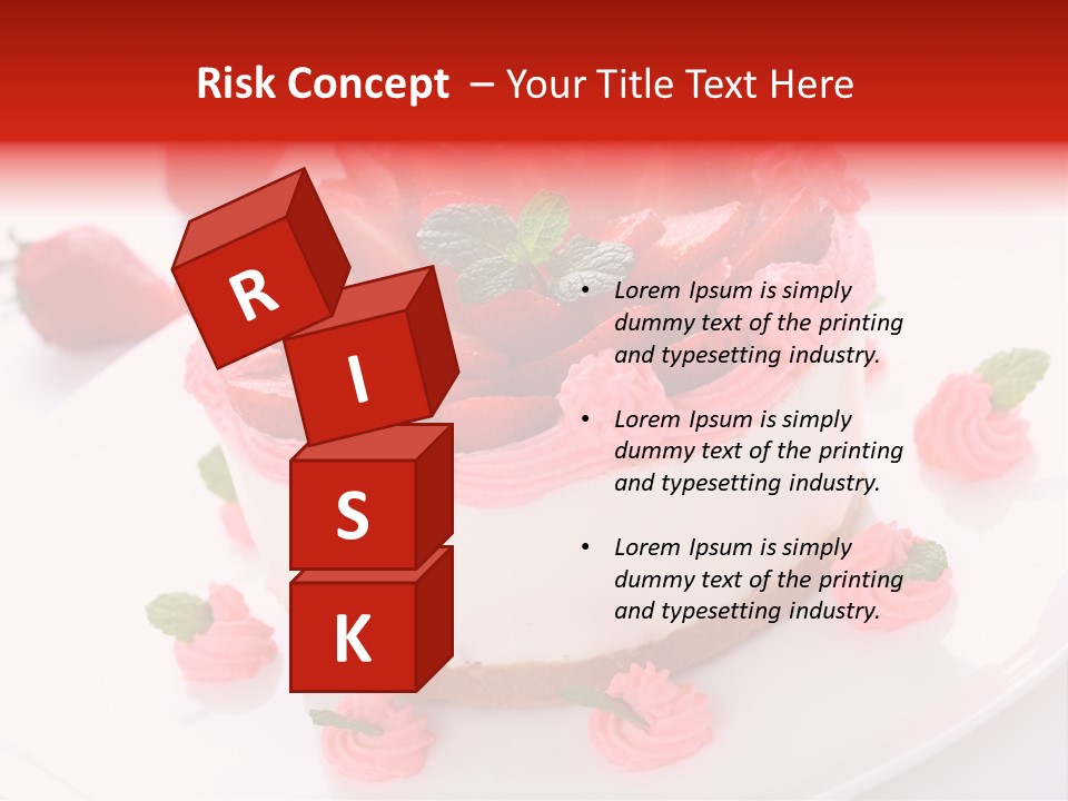 Natural Pastry Cream PowerPoint Template