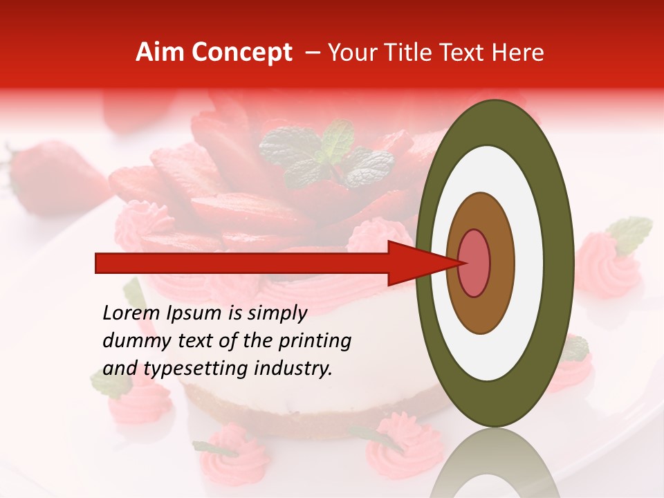 Natural Pastry Cream PowerPoint Template