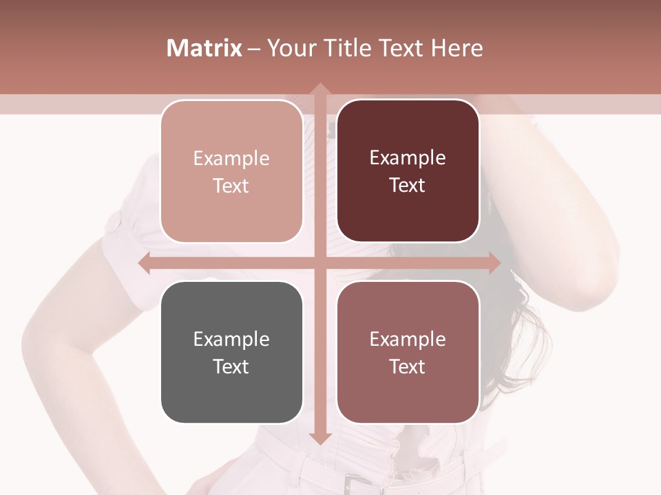 Model Pretty Joy PowerPoint Template