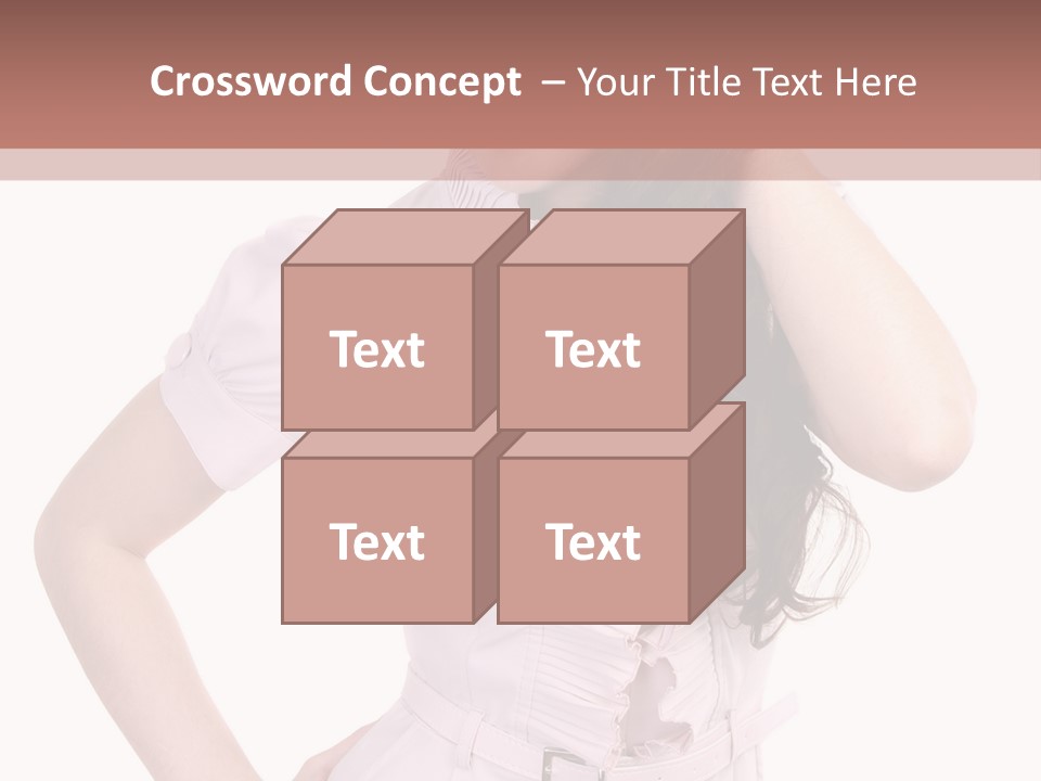 Model Pretty Joy PowerPoint Template