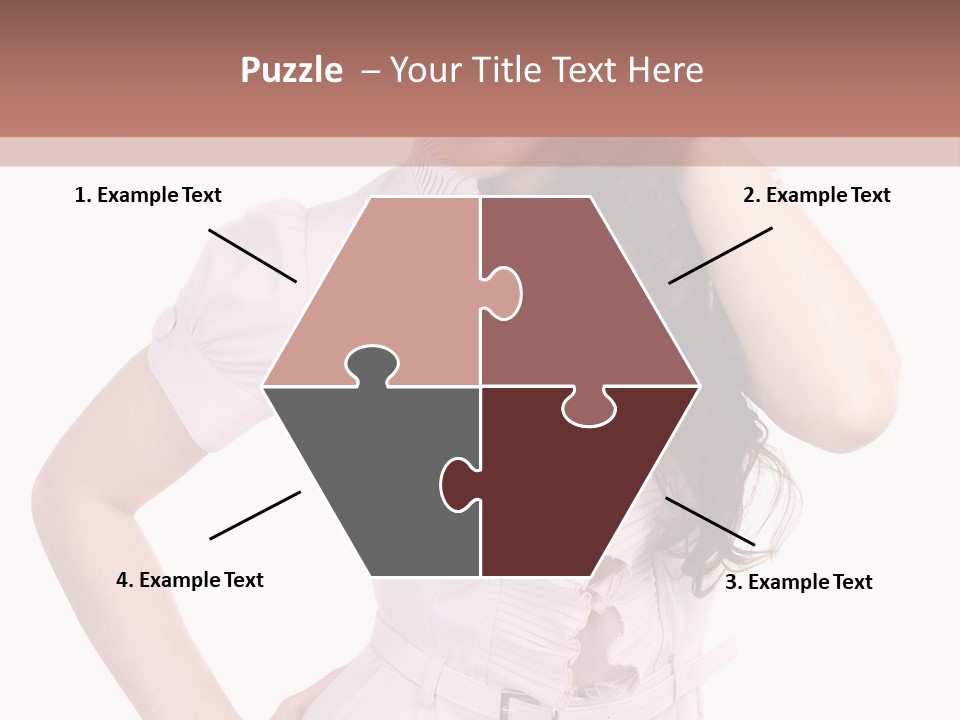 Model Pretty Joy PowerPoint Template