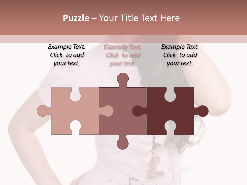 Model Pretty Joy PowerPoint Template