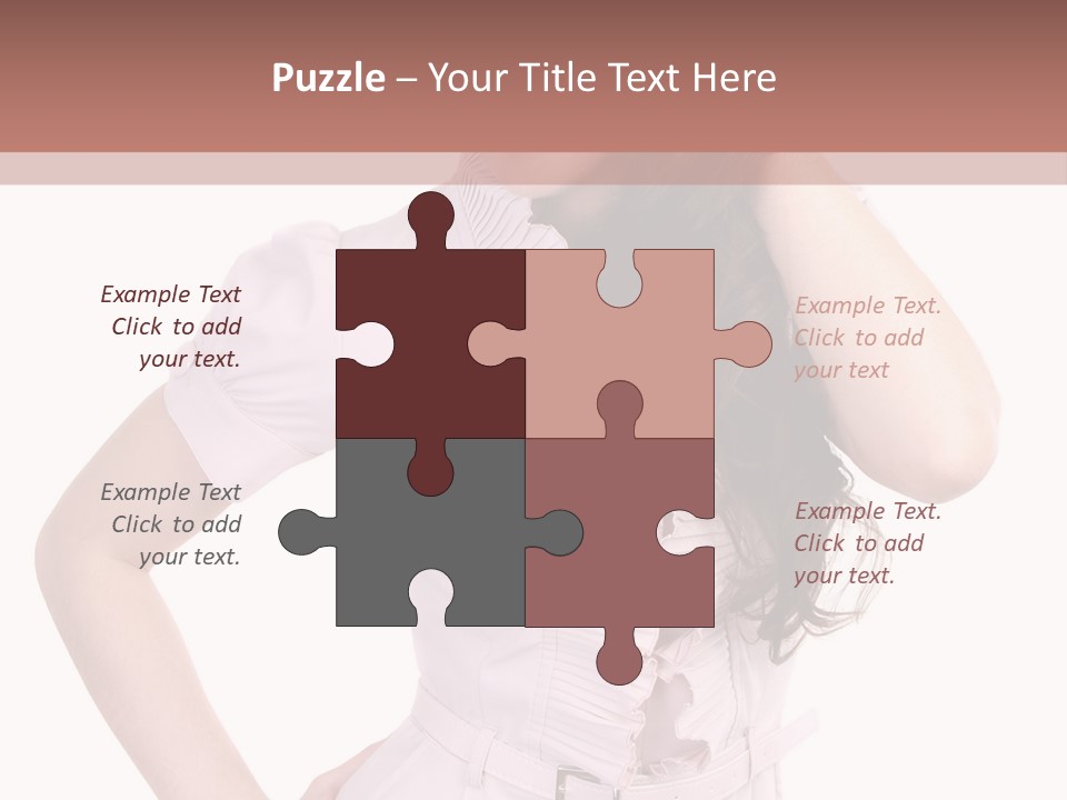 Model Pretty Joy PowerPoint Template
