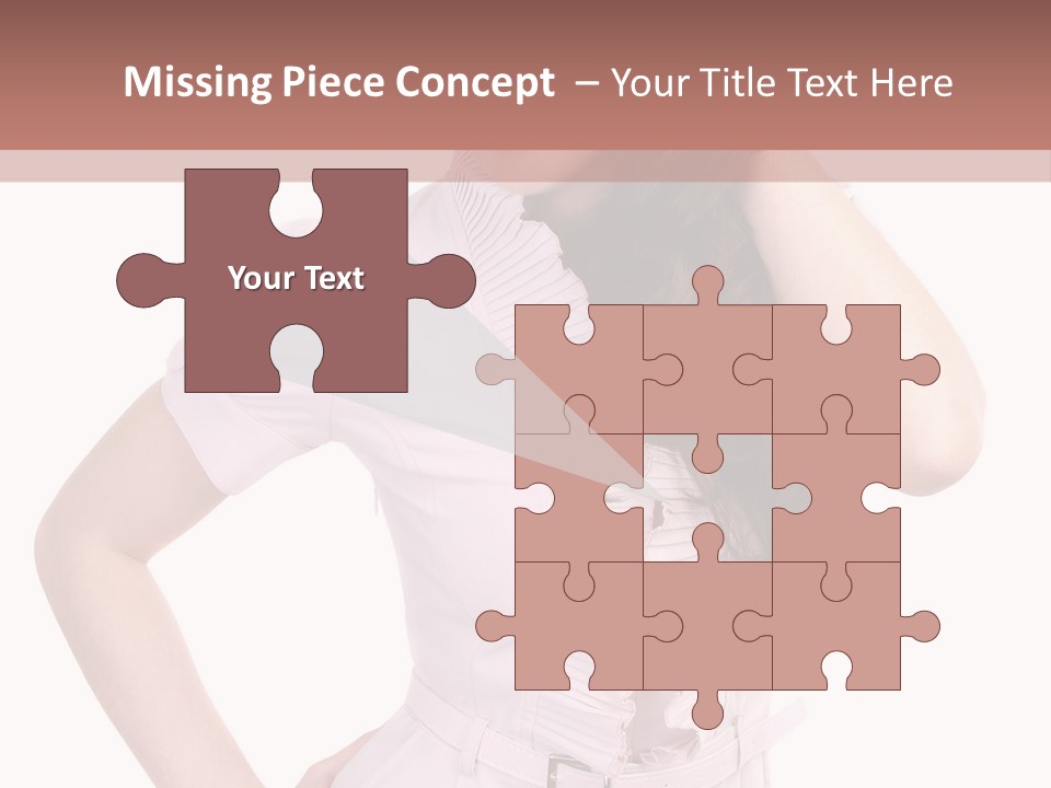 Model Pretty Joy PowerPoint Template