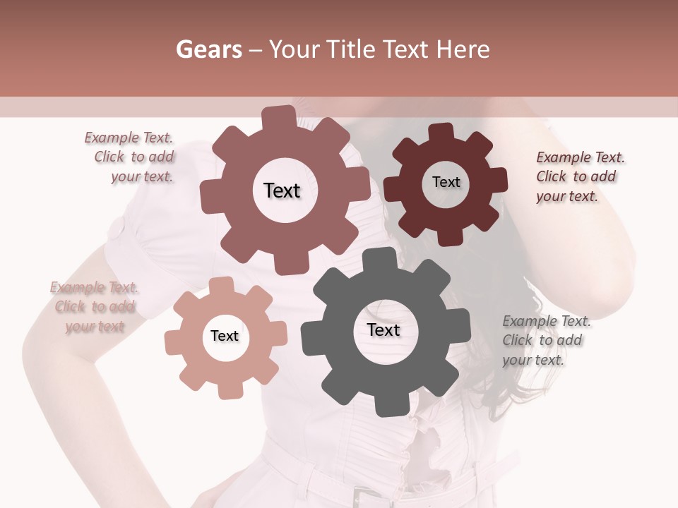 Model Pretty Joy PowerPoint Template