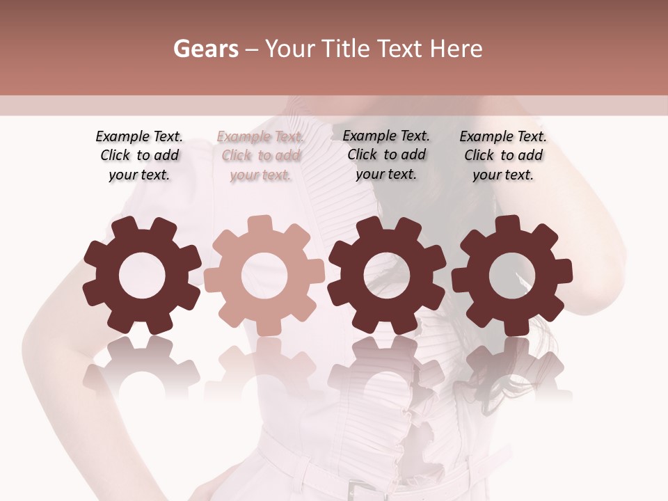 Model Pretty Joy PowerPoint Template