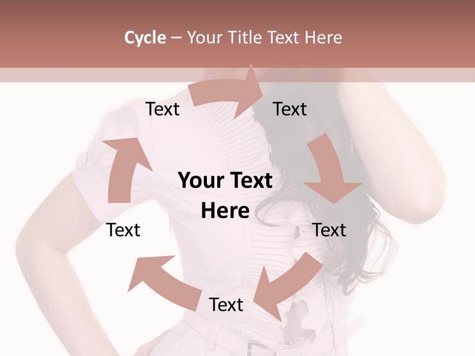 Model Pretty Joy PowerPoint Template