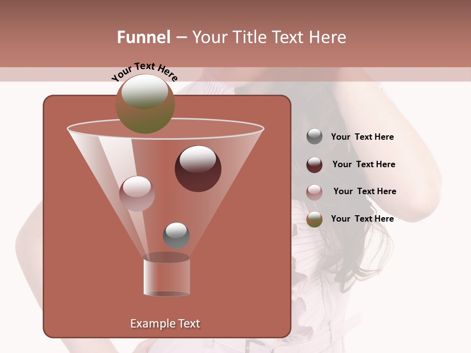 Model Pretty Joy PowerPoint Template