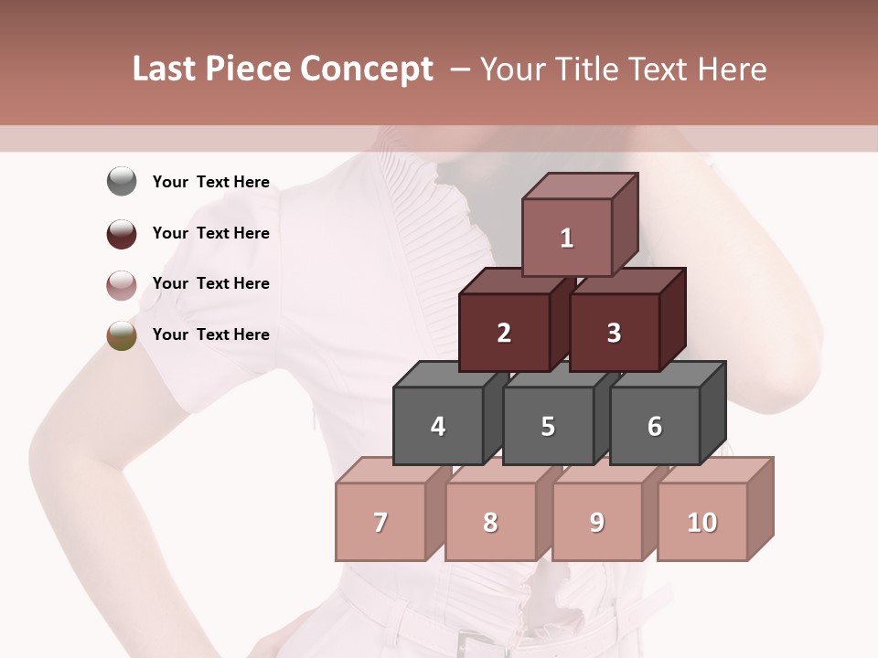 Model Pretty Joy PowerPoint Template