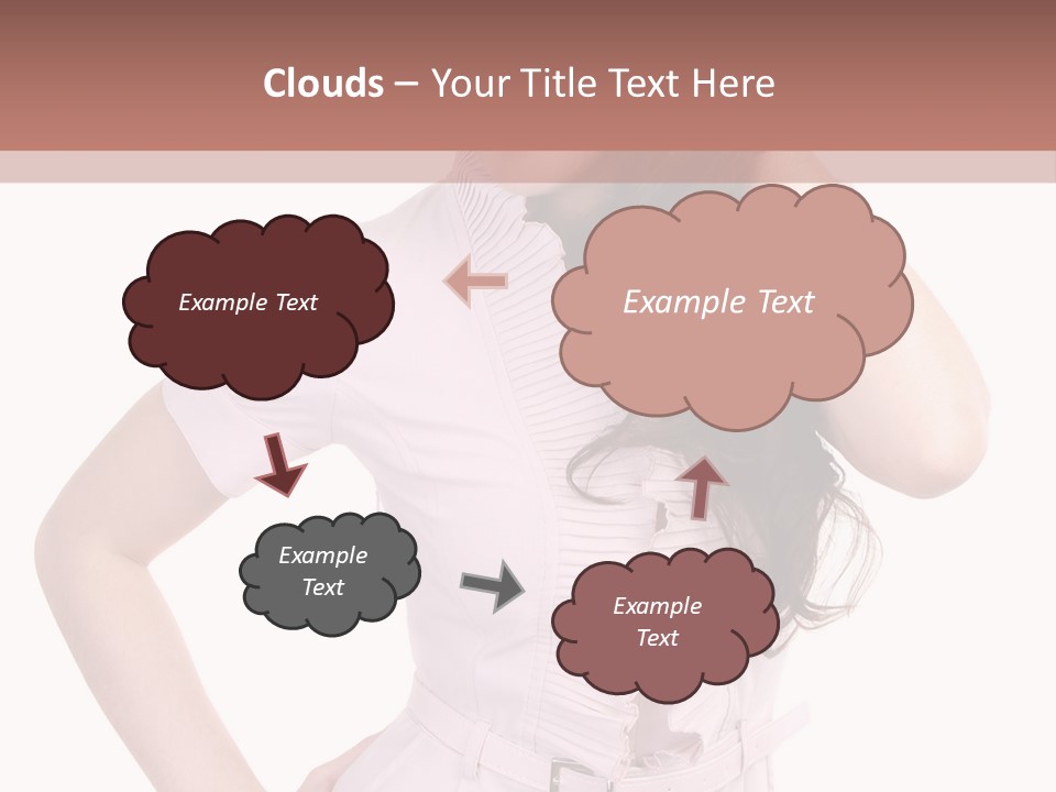 Model Pretty Joy PowerPoint Template