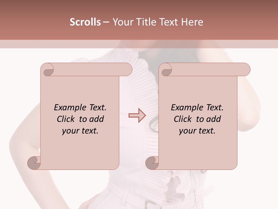 Model Pretty Joy PowerPoint Template