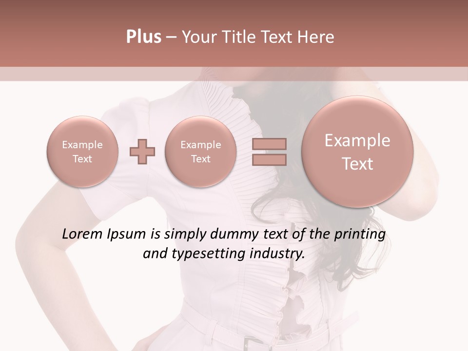 Model Pretty Joy PowerPoint Template