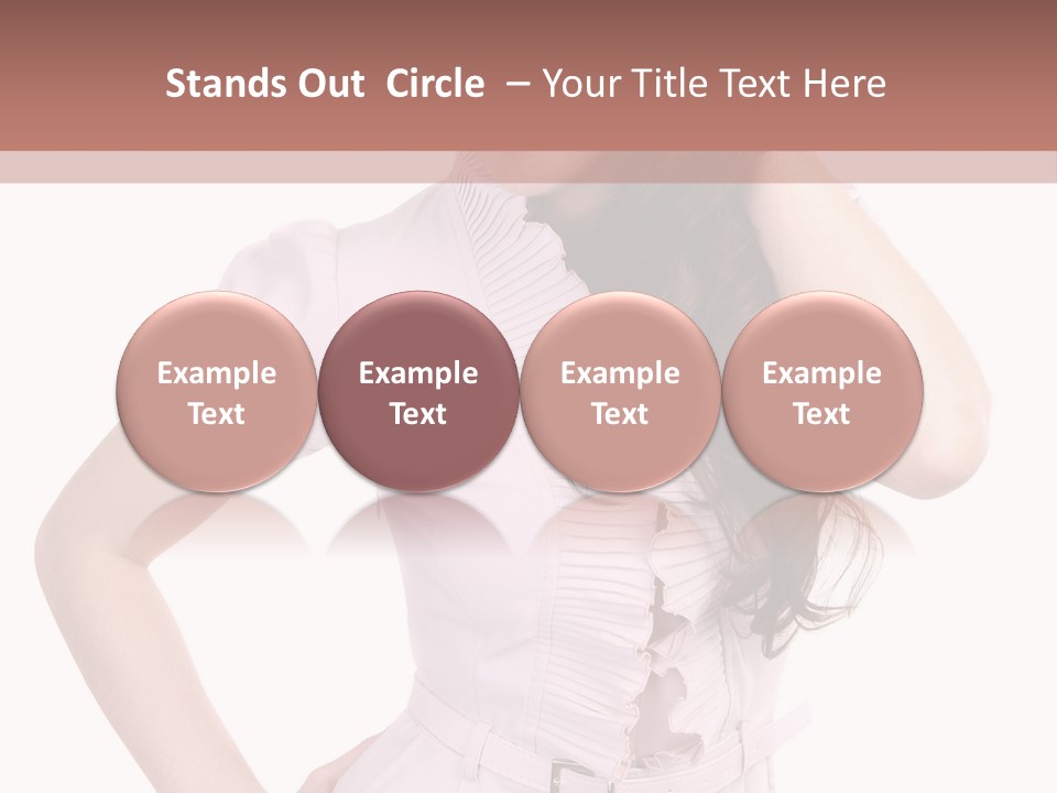 Model Pretty Joy PowerPoint Template