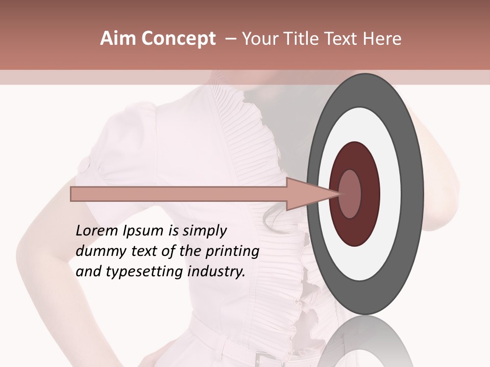 Model Pretty Joy PowerPoint Template