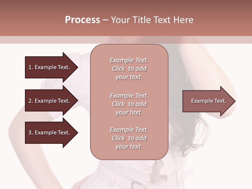 Model Pretty Joy PowerPoint Template