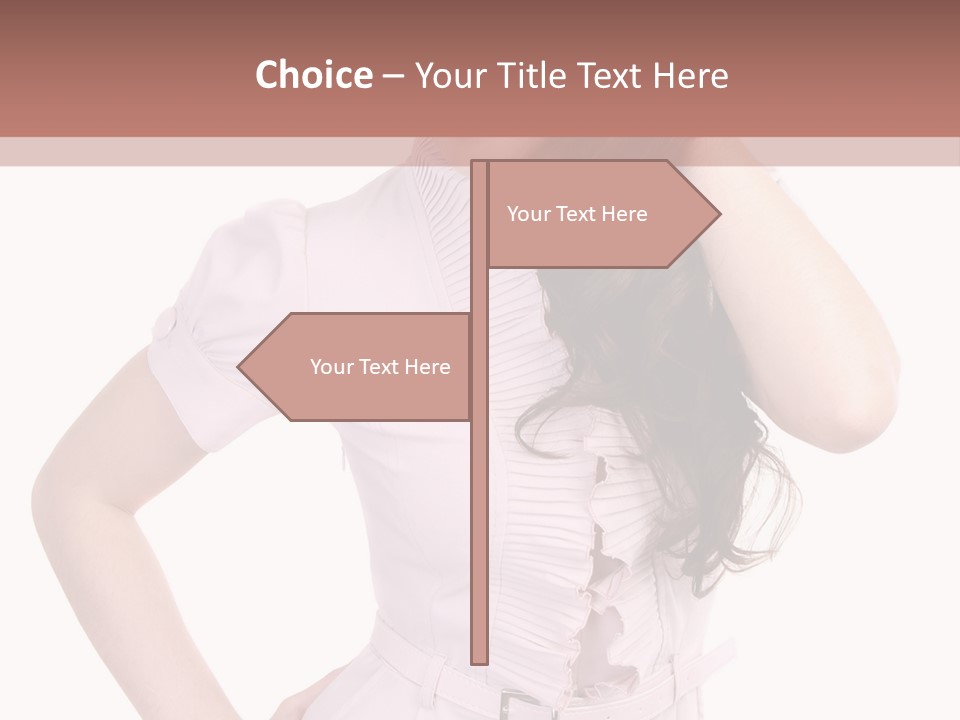Model Pretty Joy PowerPoint Template