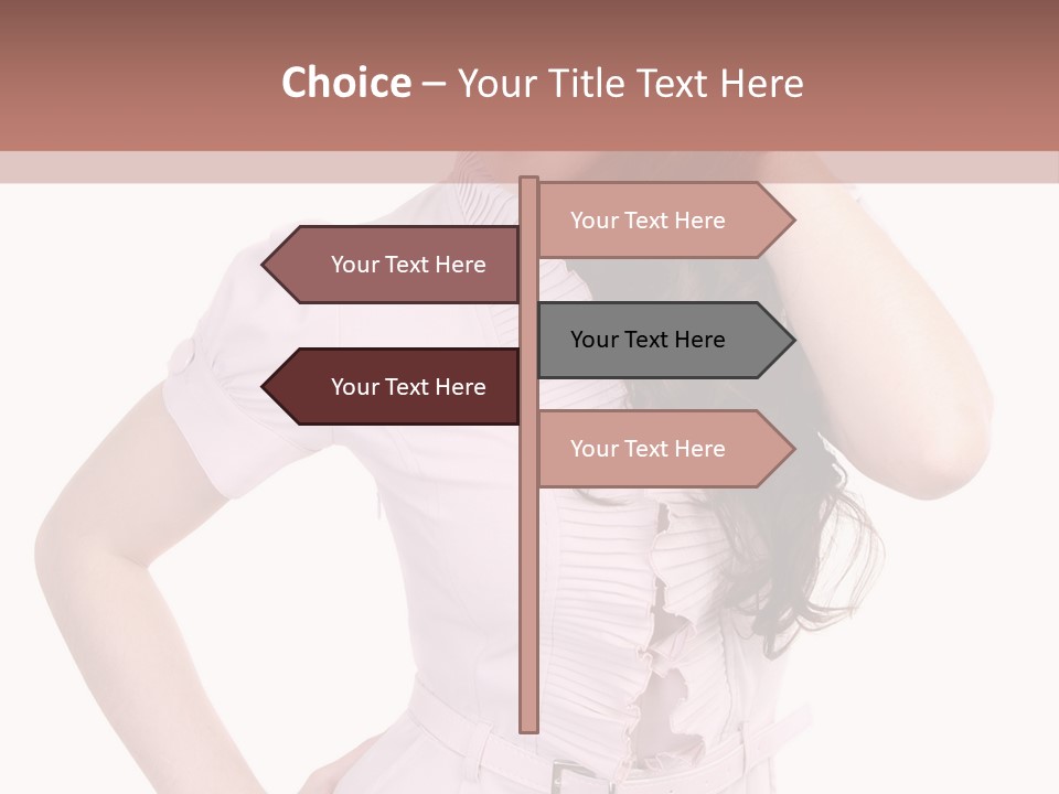 Model Pretty Joy PowerPoint Template