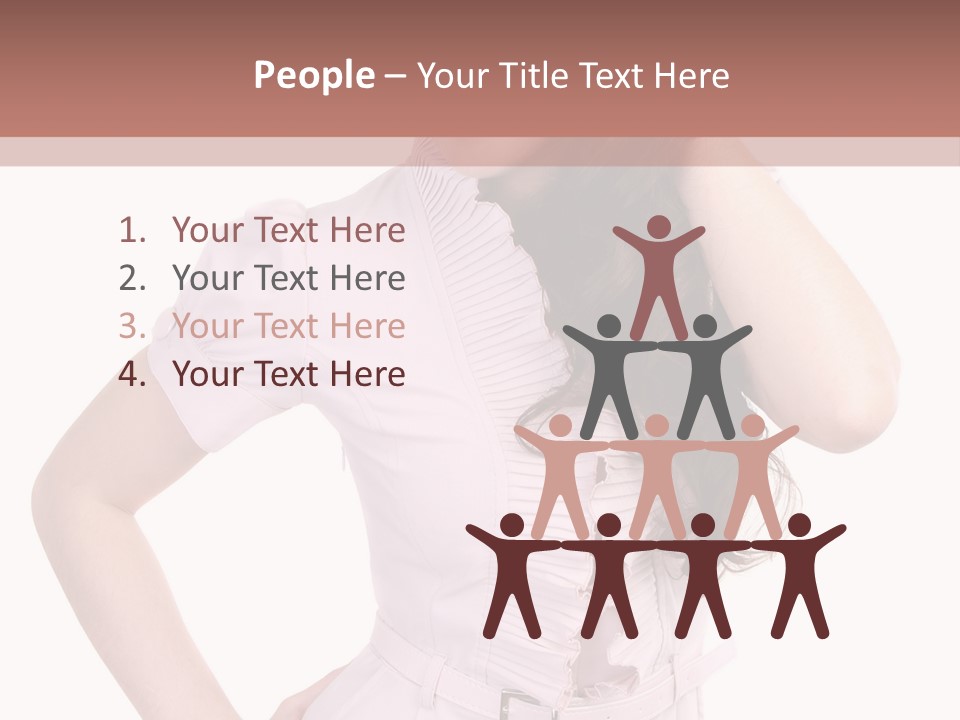 Model Pretty Joy PowerPoint Template