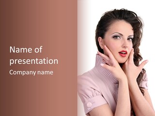 Person Style Background PowerPoint Template