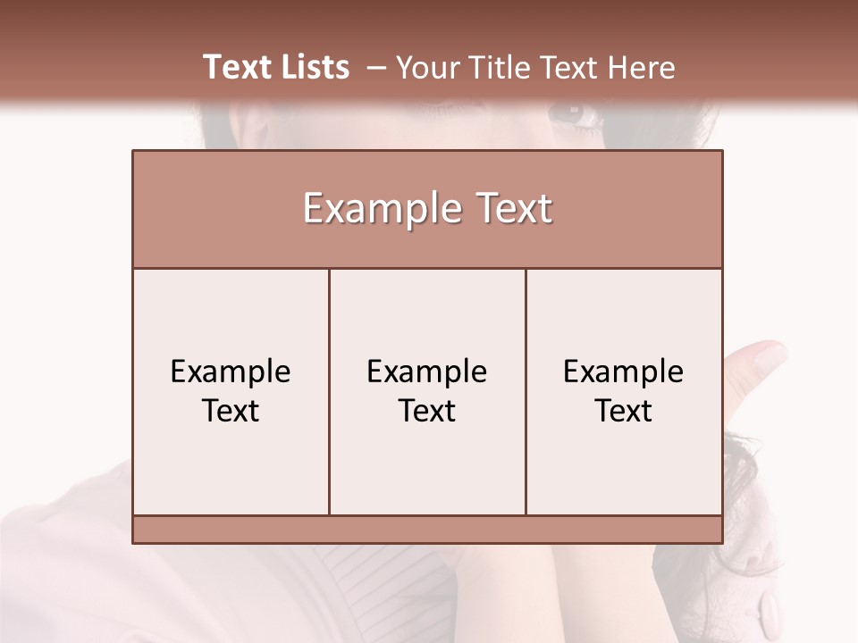 Person Style Background PowerPoint Template