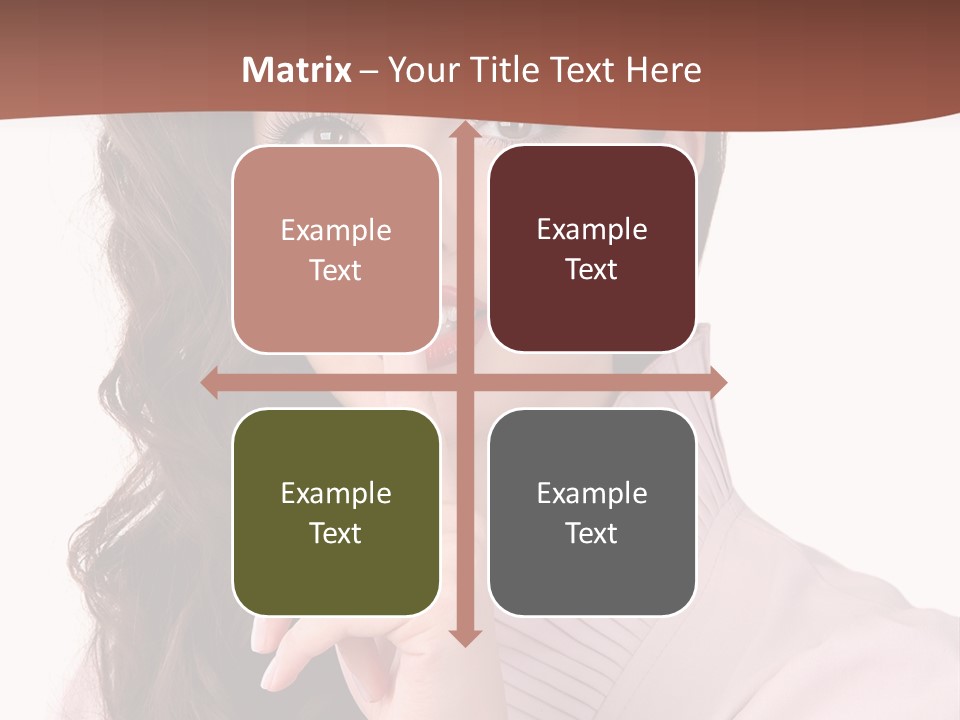 Smile Female Cute PowerPoint Template