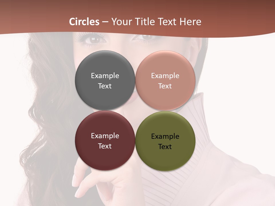 Smile Female Cute PowerPoint Template