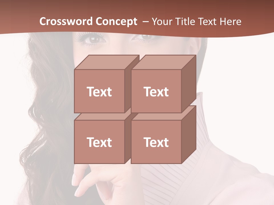 Smile Female Cute PowerPoint Template