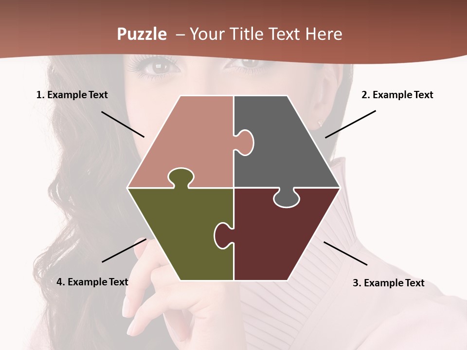 Smile Female Cute PowerPoint Template