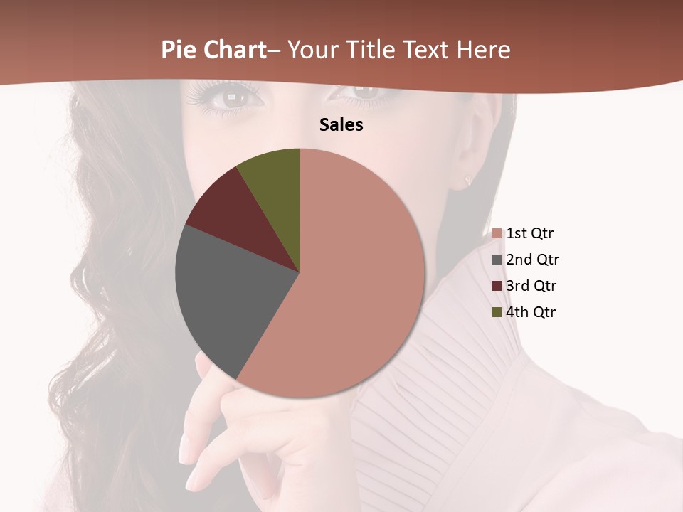 Smile Female Cute PowerPoint Template