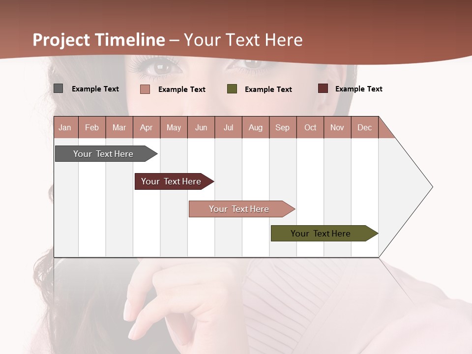 Smile Female Cute PowerPoint Template