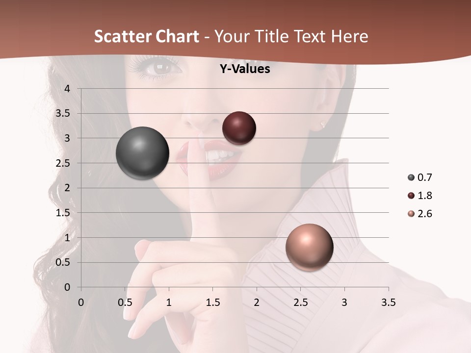 Smile Female Cute PowerPoint Template