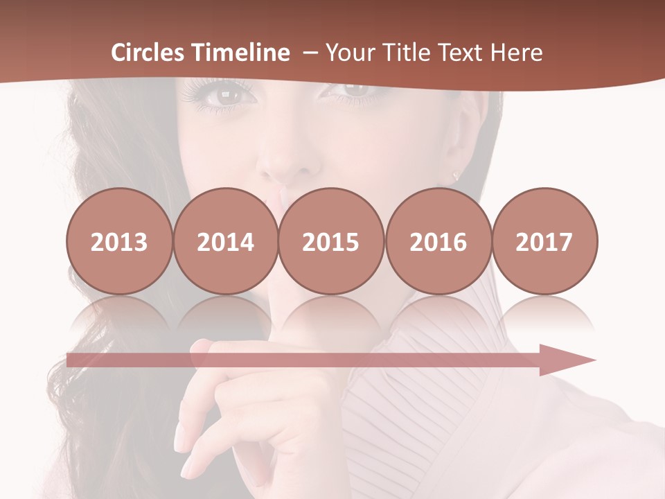 Smile Female Cute PowerPoint Template