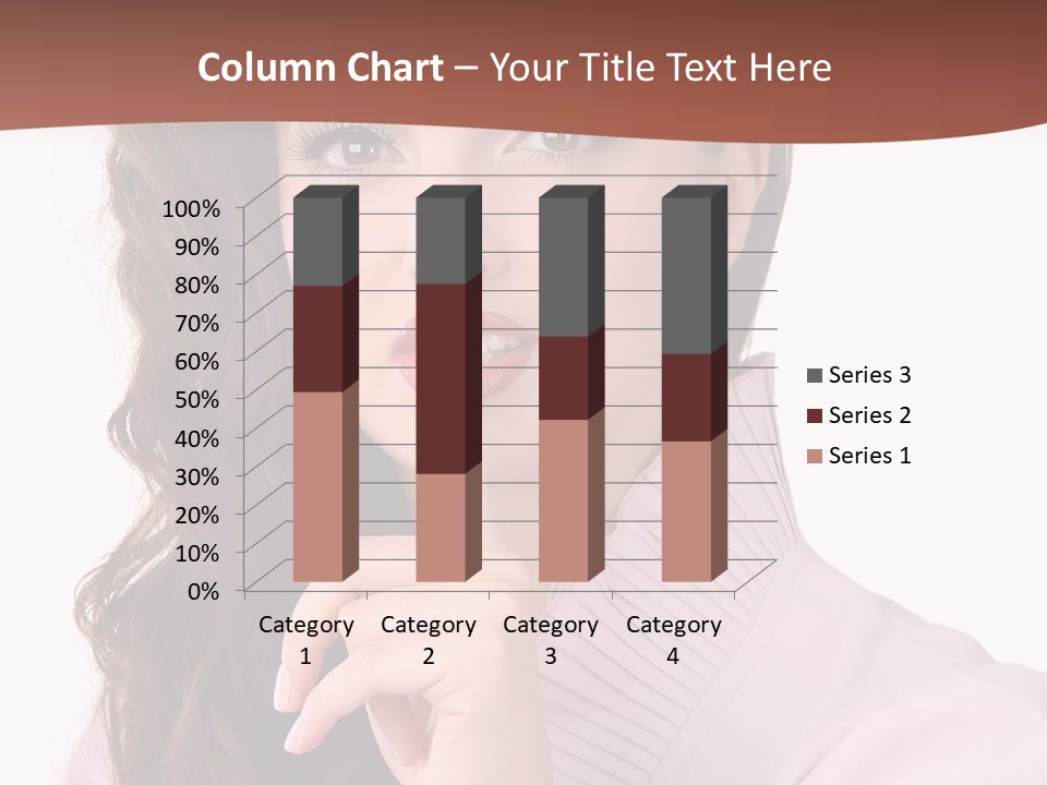 Smile Female Cute PowerPoint Template