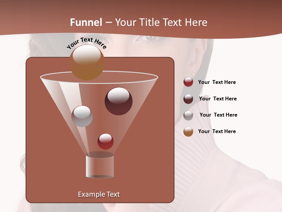 Smile Female Cute PowerPoint Template