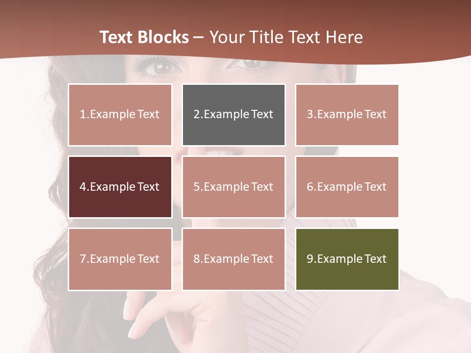 Smile Female Cute PowerPoint Template