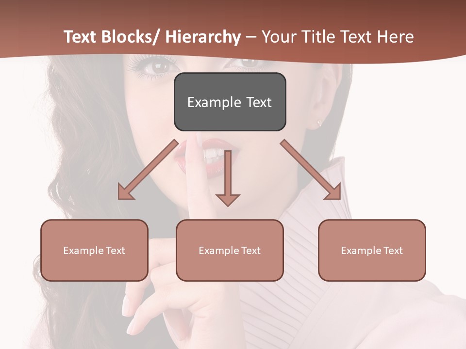 Smile Female Cute PowerPoint Template