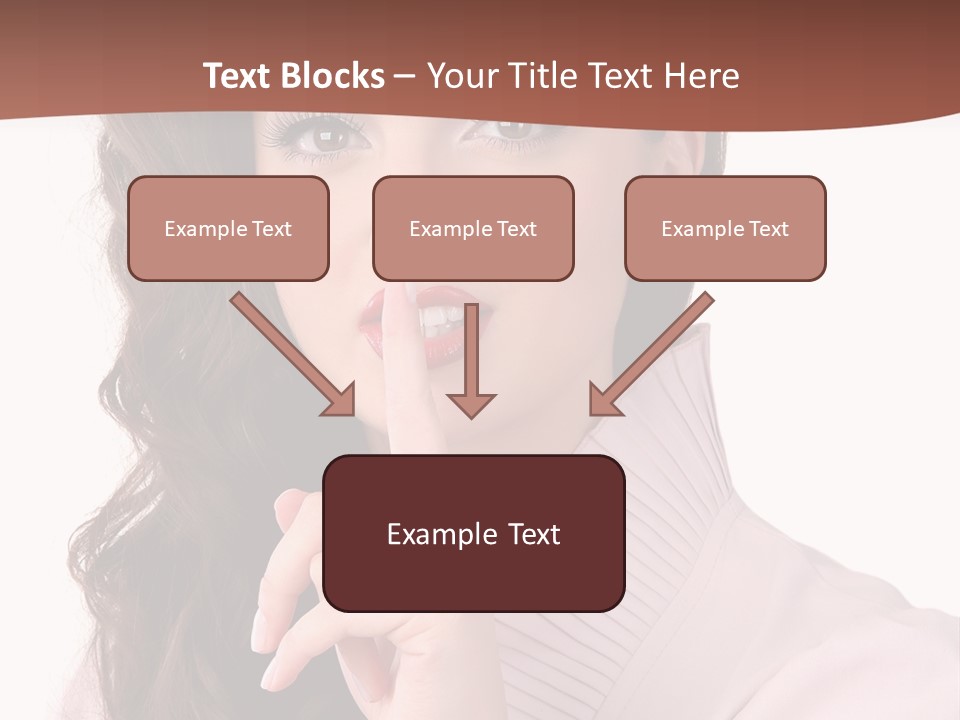 Smile Female Cute PowerPoint Template