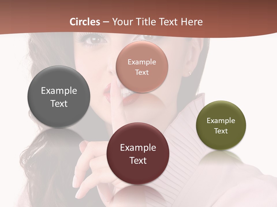 Smile Female Cute PowerPoint Template
