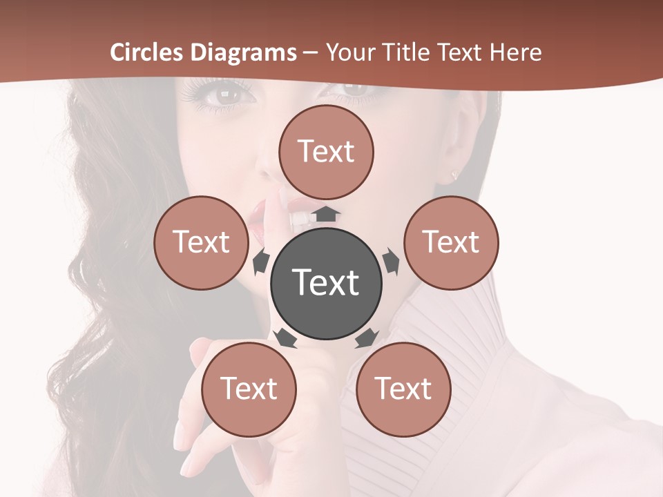 Smile Female Cute PowerPoint Template