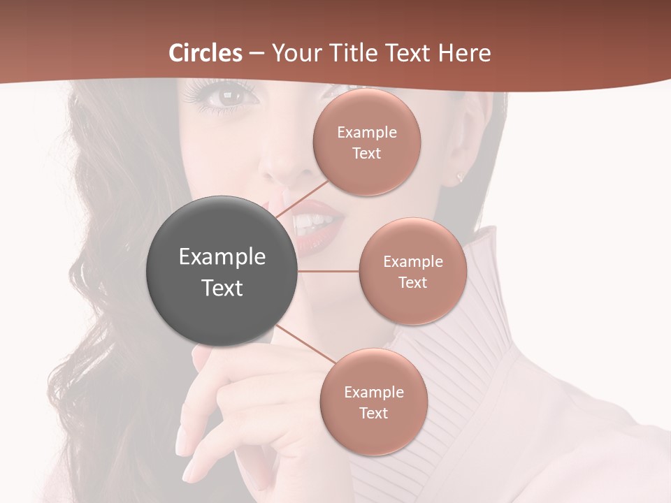 Smile Female Cute PowerPoint Template