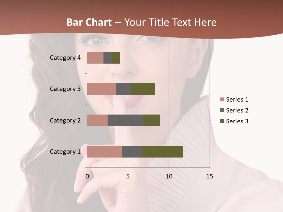 Smile Female Cute PowerPoint Template